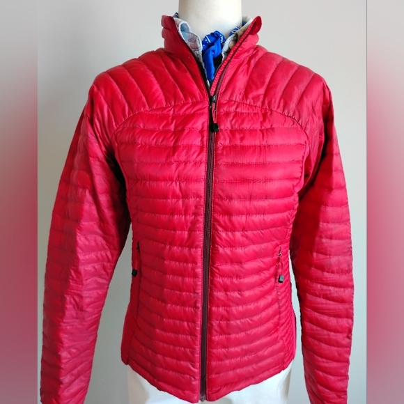 Eddie Bauer Jackets & Blazers - Eddie Bauer First Ascent Micro Therm Packable Down Jacket Cherry Red Size Small